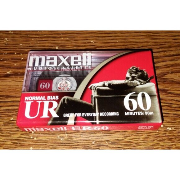 Maxell Audio Cassette - UR 60 Cassette New in Package (unopened) - Picture 1 of 2